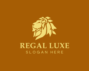 Regal Fierce Lion logo design