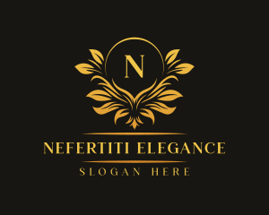 Stylish Floral Wedding logo design