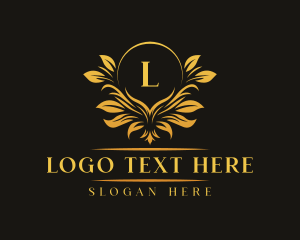 Stylish Floral Wedding Logo