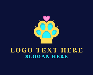Foster - Puppy Dog Paw logo design