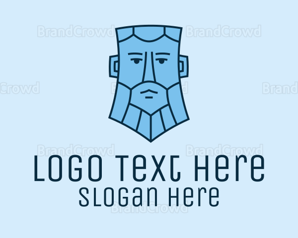 Geometric Tough Man Logo