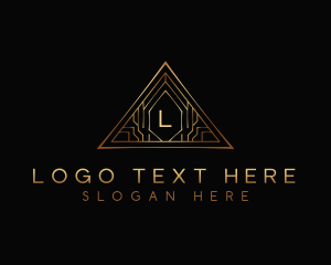 Firm - Triangle Luxury Tech logo design