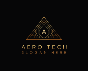 Triangle Luxury Tech logo design