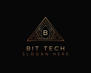 Triangle Luxury Tech logo design