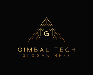 Triangle Luxury Tech logo design