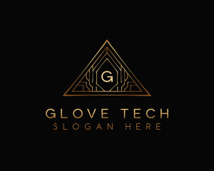 Triangle Luxury Tech logo design