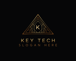 Triangle Luxury Tech logo design