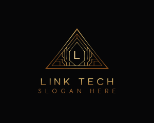 Triangle Luxury Tech logo design