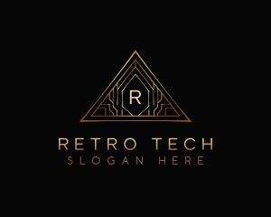 Triangle Luxury Tech logo design