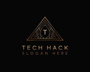 Triangle Luxury Tech logo design