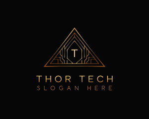 Triangle Luxury Tech logo design