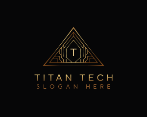 Triangle Luxury Tech logo design