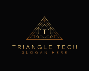 Triangle Luxury Tech logo design