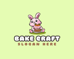 Rabbit Carrot Cake logo design