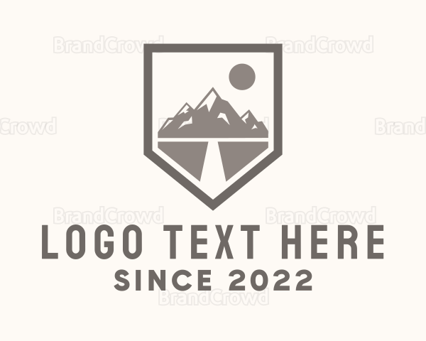 Mountain Hiking Explorer Logo