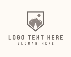 Explorer - Mountain Hiking Explorer logo design