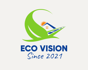 Eco Real Estate Housing  logo design