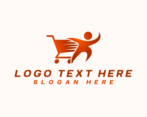 Bargain - Shopping Cart Shopper logo design