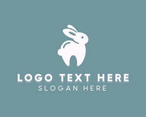 Bunny Rabbit Tooth Logo