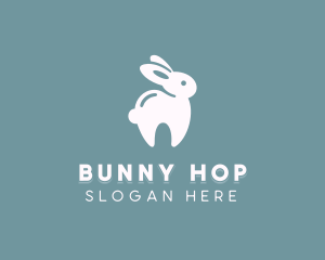 Bunny Rabbit Tooth logo design