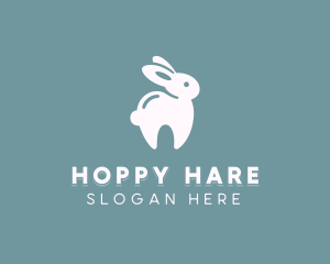 Bunny Rabbit Tooth logo design