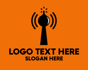 Website - Antenna Bomb logo design