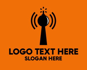 Signal - Antenna Bomb logo design