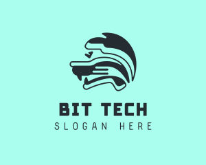 Tech Robot Creature logo design