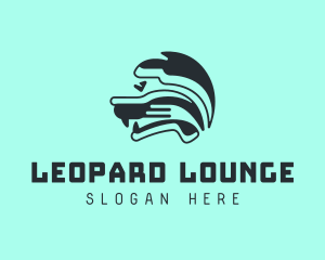 Leopard - Tech Robot Creature logo design