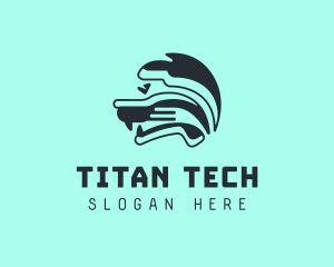 Tech Robot Creature logo design