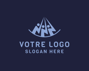 Conglomerate - Lightning Business People logo design