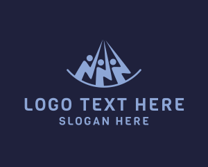 Shop - Lightning Business People logo design