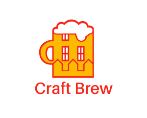 Beer - Home Beer Mug logo design