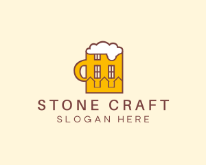 Home Beer Mug logo design