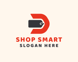 Retail - Retail Tag Letter D logo design
