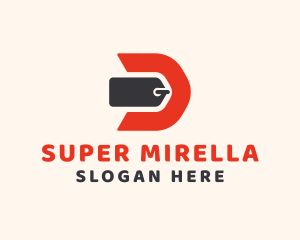 Retailer - Retail Tag Letter D logo design