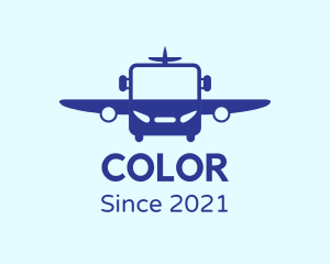 Airport - Blue Air Bus logo design