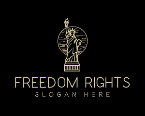 Statue of Liberty logo design