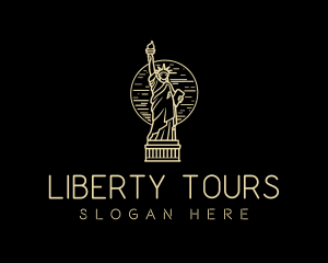 Statue of Liberty logo design