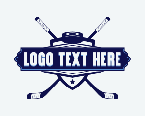 League - Hockey Sport League logo design