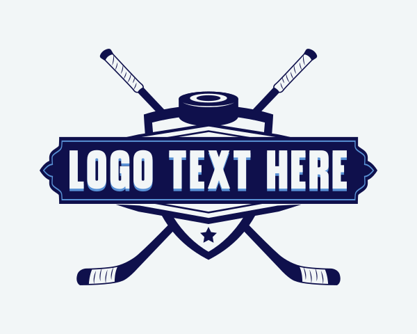 League - Hockey Sport League logo design
