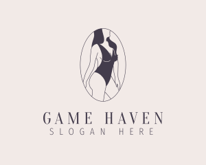 Flawless - Sexy Woman Model logo design