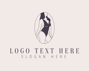 Dermatology - Sexy Woman Model logo design