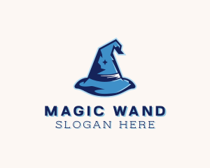 Magician Witch Hat logo design