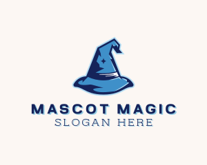 Magician Witch Hat logo design