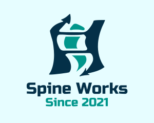 Spine - Chiropractic Spine Rehabilitation logo design