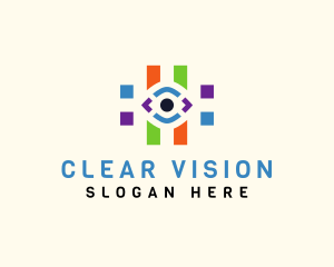Optical - Eye Optical Clinic logo design