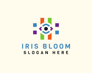 Iris - Eye Optical Clinic logo design