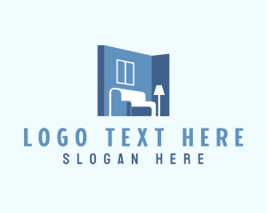 Home Staging - Sofa Furniture Decor logo design