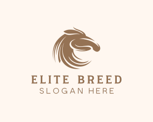 Stallion Horse Equestrian  logo design